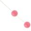 BAILE - A DEEPLY PLEASURE PINK TEXTURED BALLS 3.6 CM
